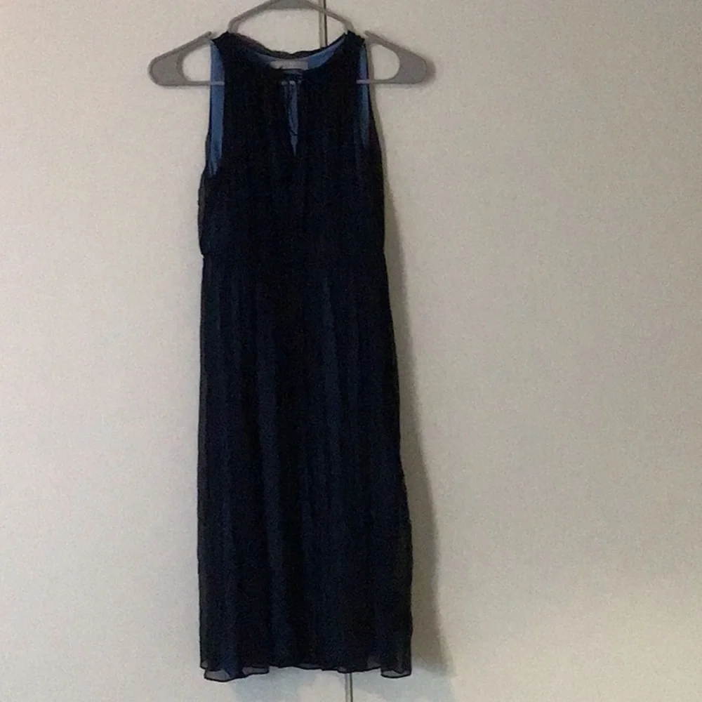 2 for $25 Stefanel blue silk sleeveless dress